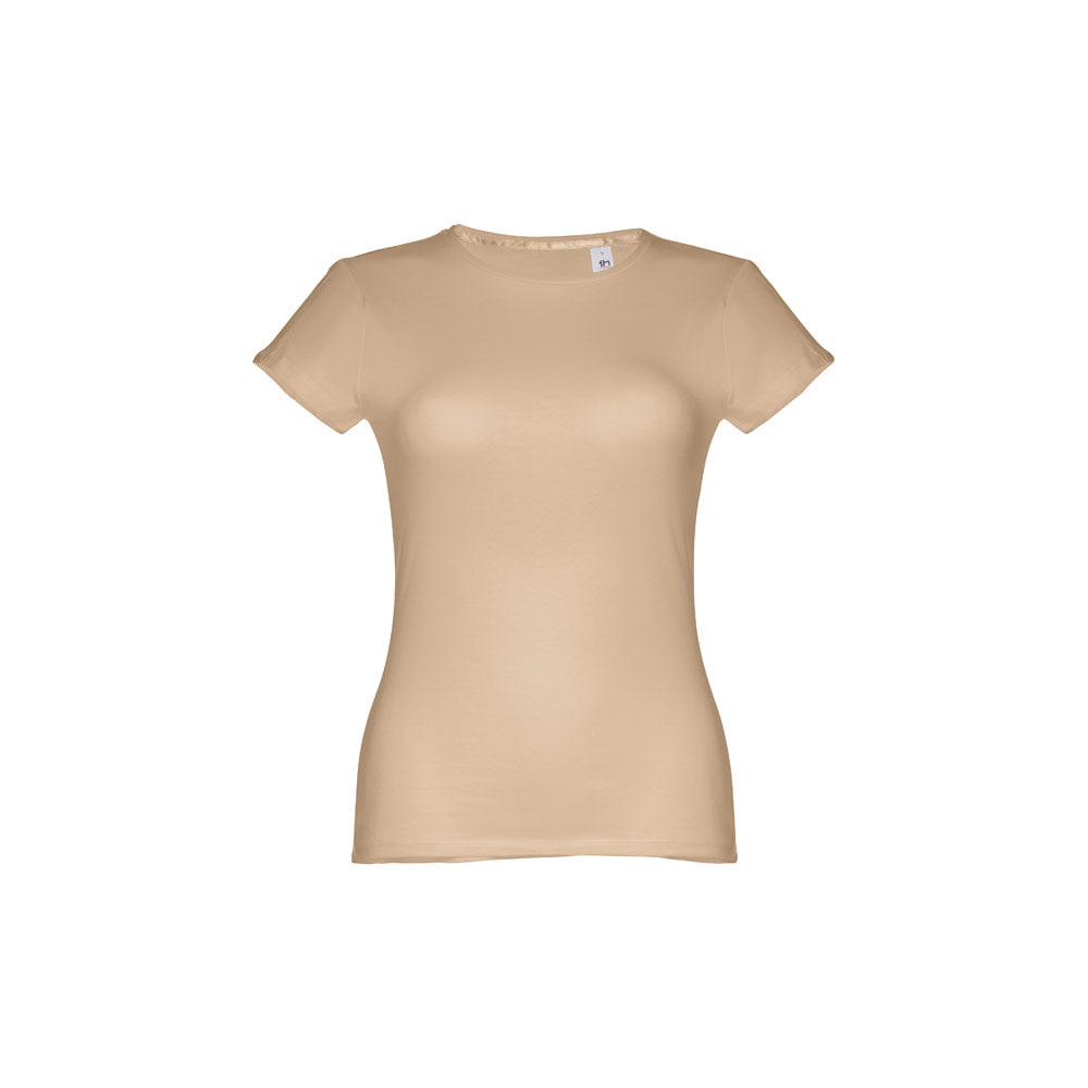 Thc Sofia. Women's Fitted Short Sleeve Cotton T-Shirt