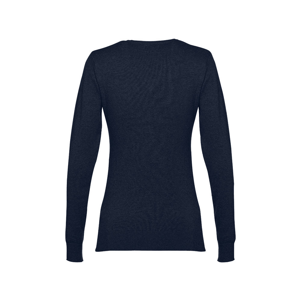 Thc Milan Women. V-Neck Pullover For Women In Cotton And Polyamide