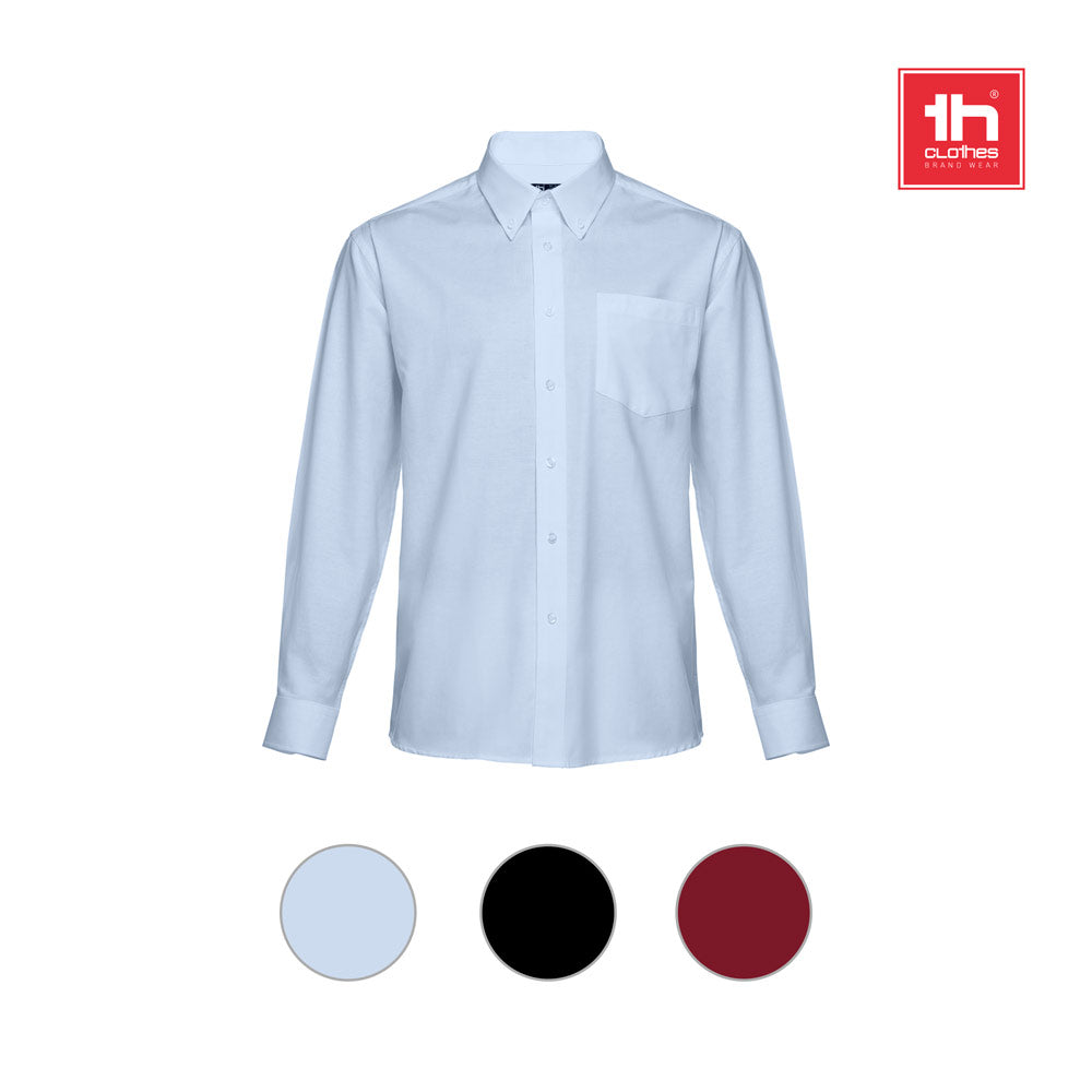 Thc Tokyo. Men's Long-Sleeved Oxford Shirt