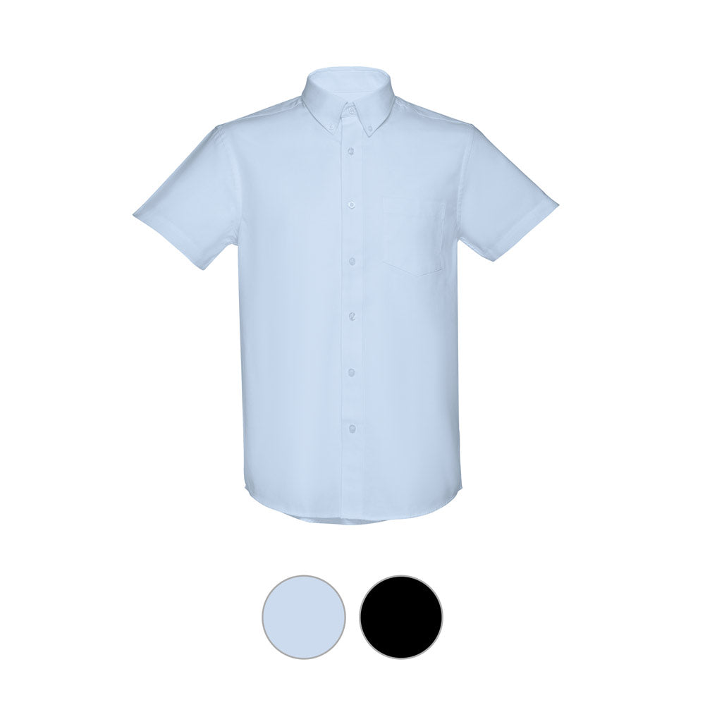 Thc London. Men's Short-Sleeved Oxford Shirt