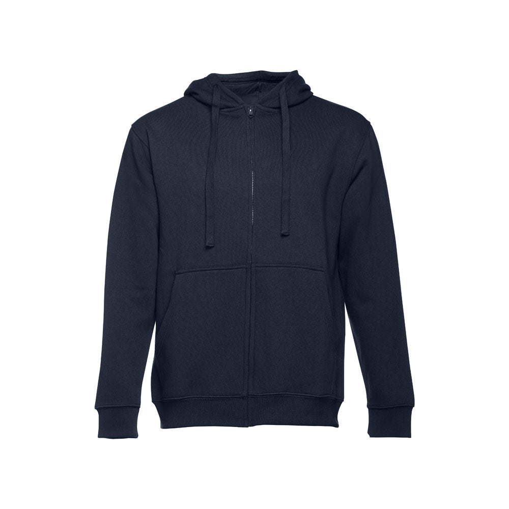 Thc Amsterdam. Men's Hoodie In Cotton And Polyester With Full Zip