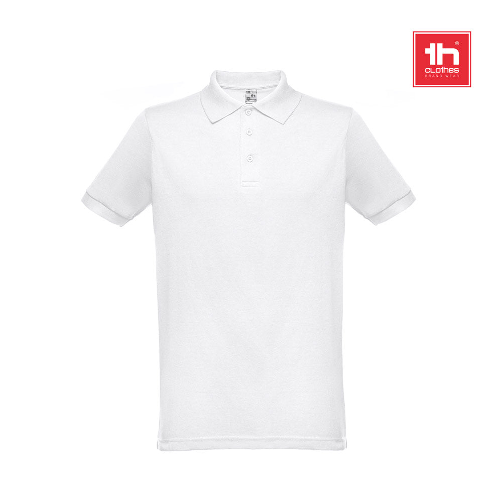 Thc Berlin Wh. Men's Short-Sleeved Polo Shirt. White