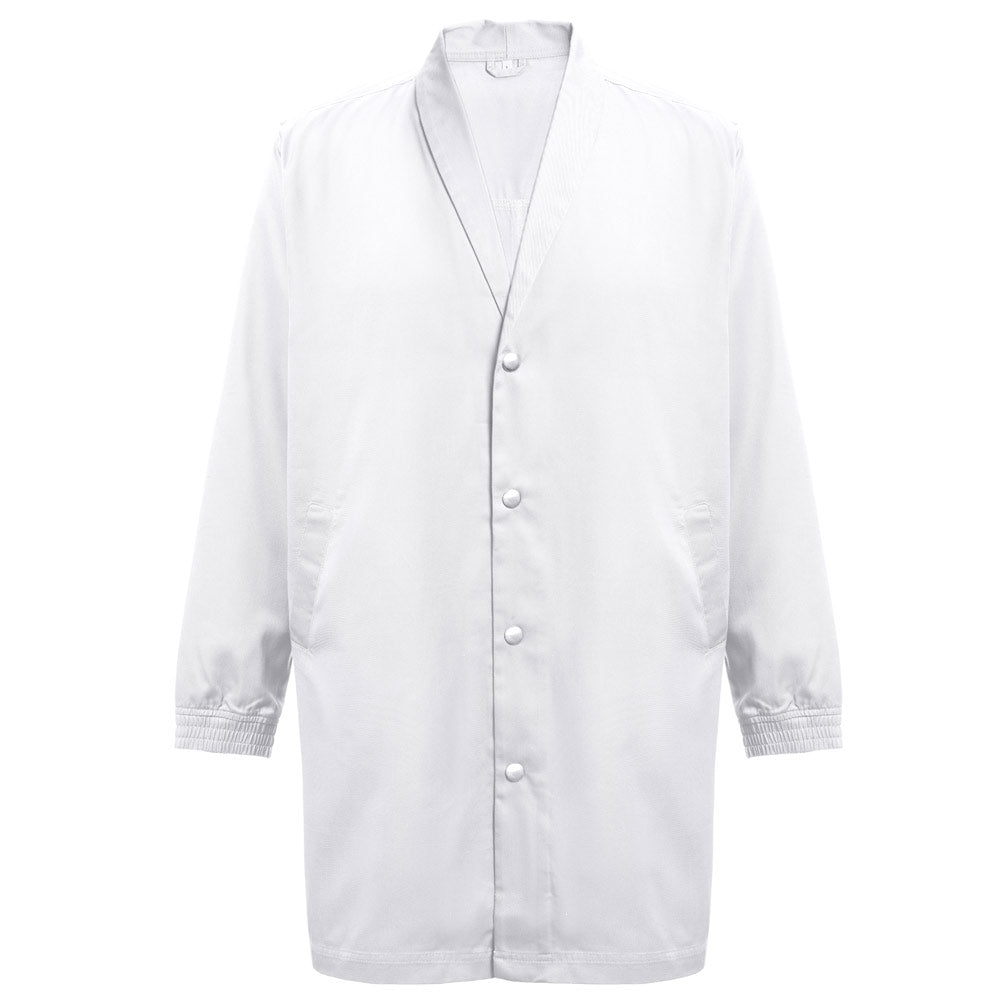Thc Minsk Wh. Cotton And Polyester Workwear Jacket. White