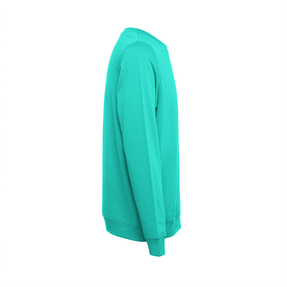 Thc Colombo. Unisex Poly Cotton Sweatshirt With Ribbed Collar, Cuffs And Waistband