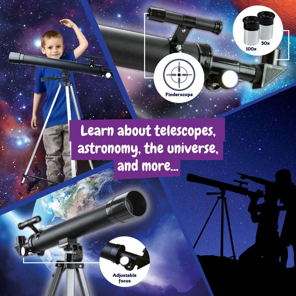 Telescope. Educational Game For Children