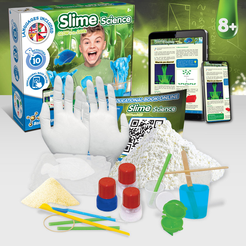 Slime Factory Game. Educational Game For Children