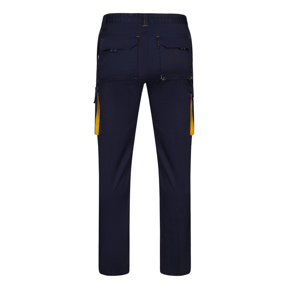 Vl Fides. Two-Tone, Multi-Pocket Stretch Trousers (240G/M²), In Cotton (46%), Eme (38%) And Polyester (16%)