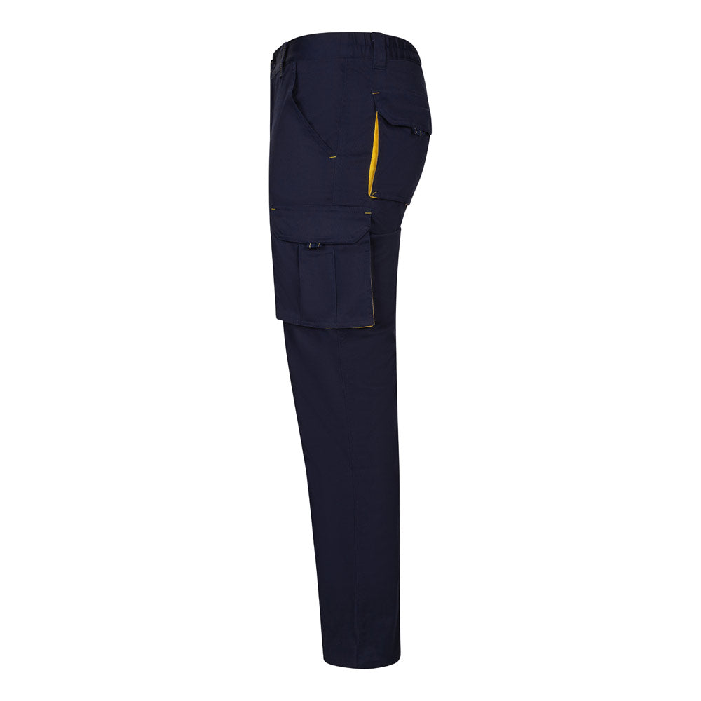 Vl Fides. Two-Tone, Multi-Pocket Stretch Trousers (240G/M²), In Cotton (46%), Eme (38%) And Polyester (16%)