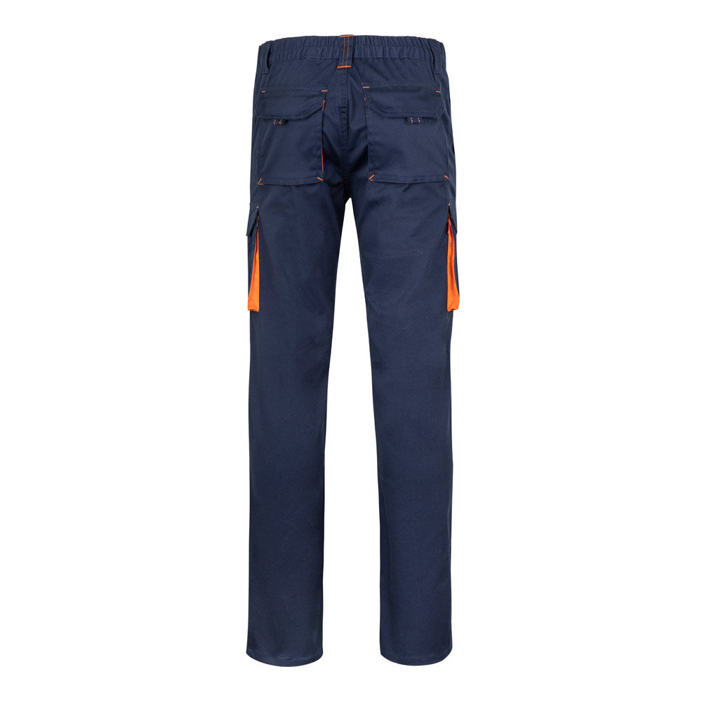 Vl Fides. Two-Tone, Multi-Pocket Stretch Trousers (240G/M²), In Cotton (46%), Eme (38%) And Polyester (16%)