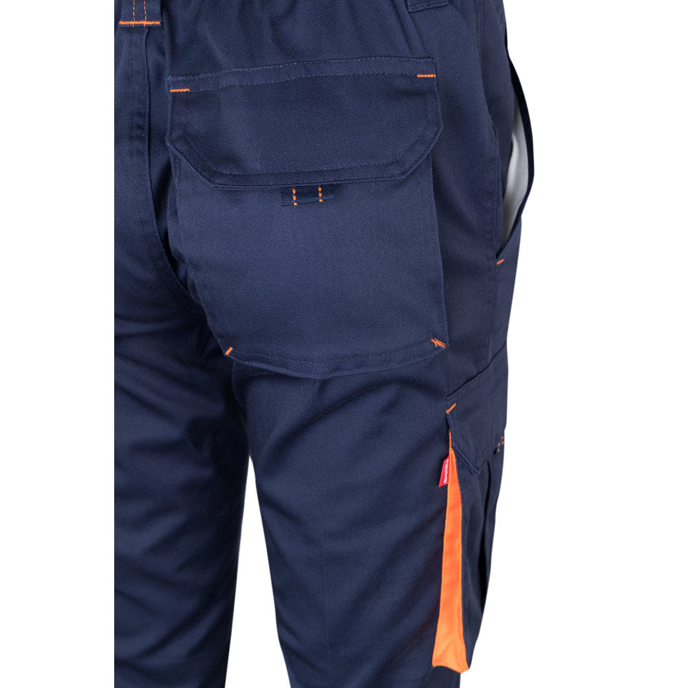 Vl Fides. Two-Tone, Multi-Pocket Stretch Trousers (240G/M²), In Cotton (46%), Eme (38%) And Polyester (16%)