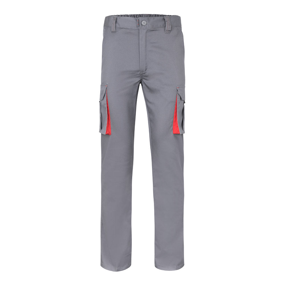 Vl Fides. Two-Tone, Multi-Pocket Stretch Trousers (240G/M²), In Cotton (46%), Eme (38%) And Polyester (16%)