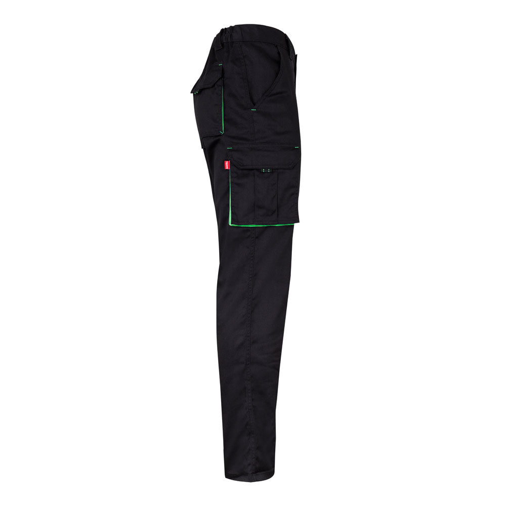 Vl Fides. Two-Tone, Multi-Pocket Stretch Trousers (240G/M²), In Cotton (46%), Eme (38%) And Polyester (16%)
