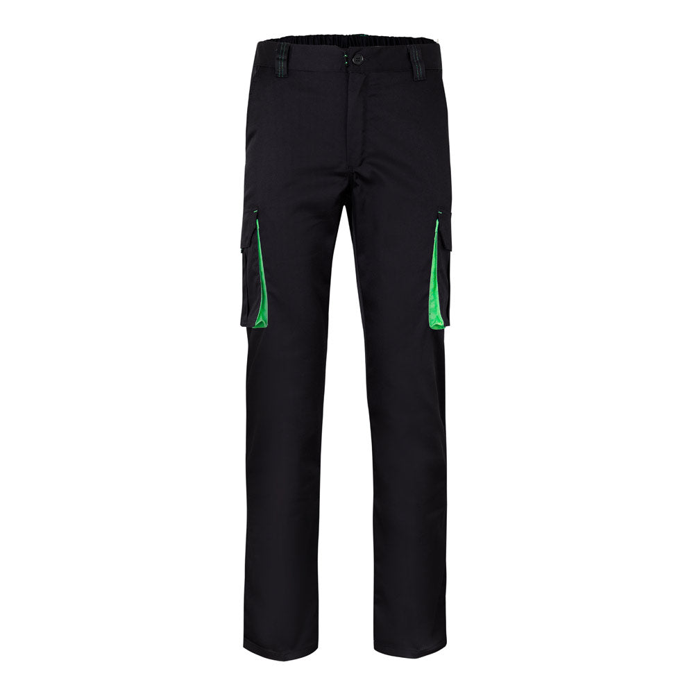 Vl Fides. Two-Tone, Multi-Pocket Stretch Trousers (240G/M²), In Cotton (46%), Eme (38%) And Polyester (16%)