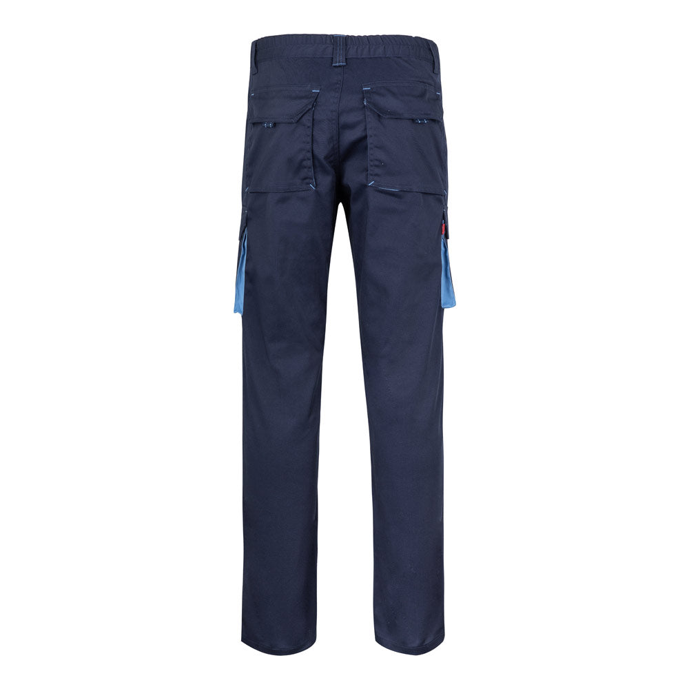 Vl Fides. Two-Tone, Multi-Pocket Stretch Trousers (240G/M²), In Cotton (46%), Eme (38%) And Polyester (16%)