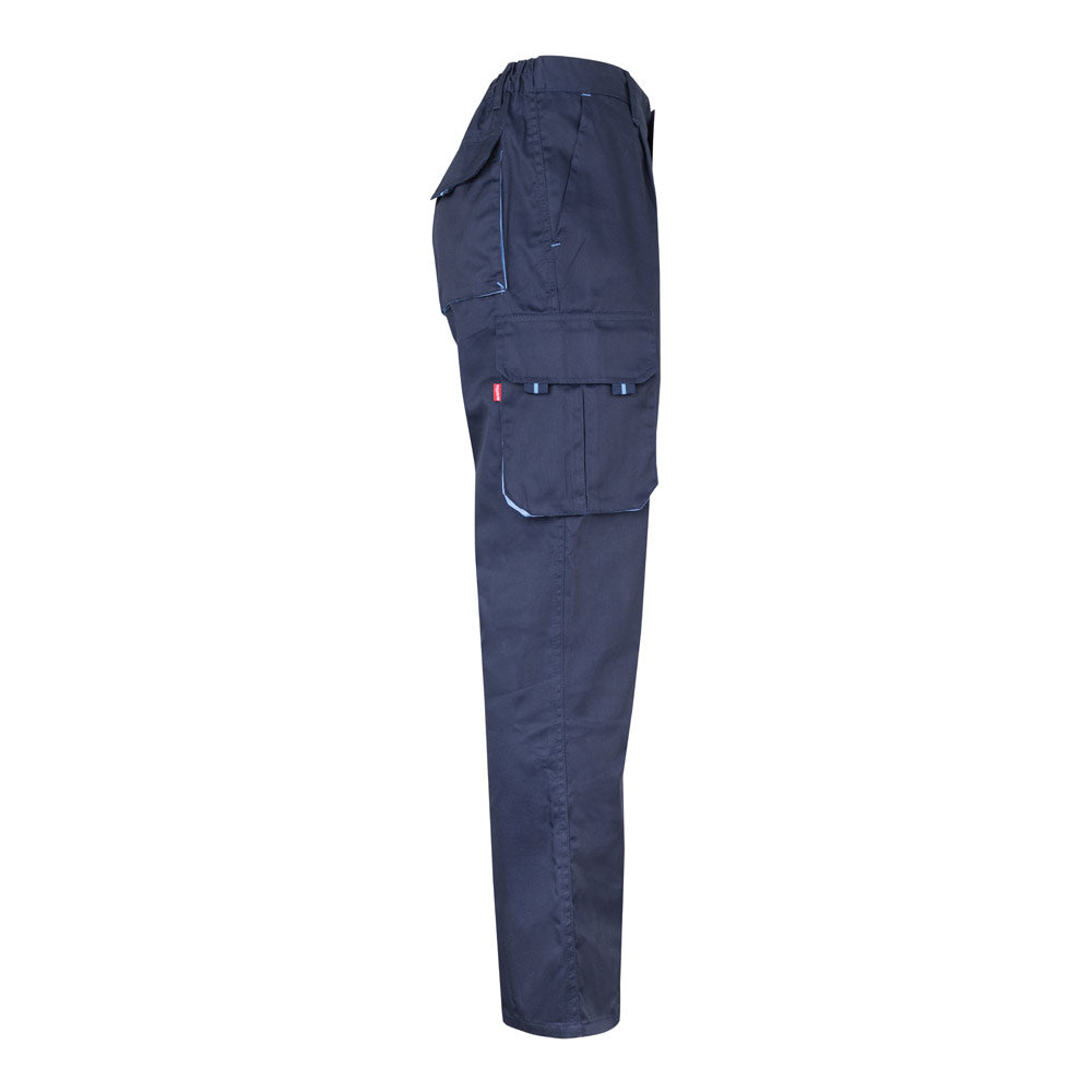 Vl Fides. Two-Tone, Multi-Pocket Stretch Trousers (240G/M²), In Cotton (46%), Eme (38%) And Polyester (16%)