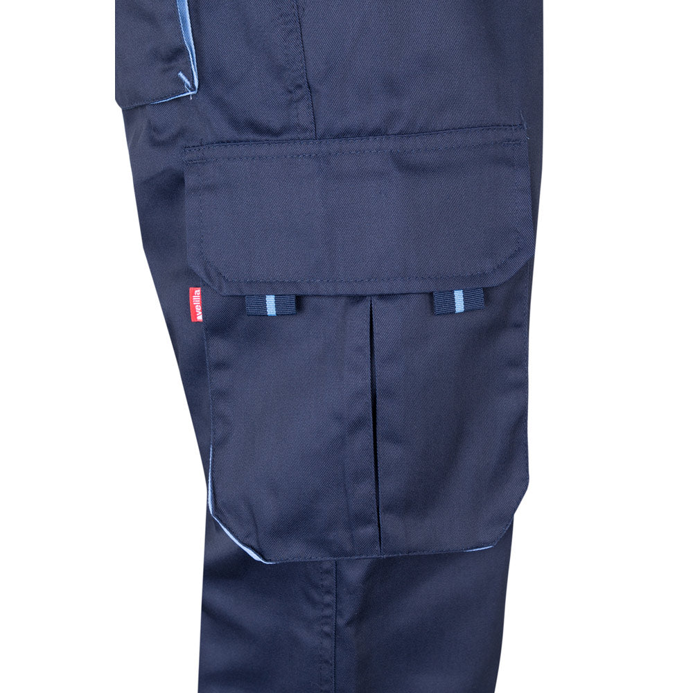 Vl Fides. Two-Tone, Multi-Pocket Stretch Trousers (240G/M²), In Cotton (46%), Eme (38%) And Polyester (16%)
