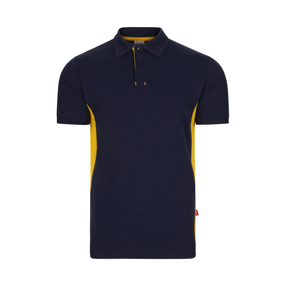 Vl Supay. Two-Tone Piqué Polo Shirt (180G/M²), Short Sleeve, In Cotton (60%) And Polyester (40%)
