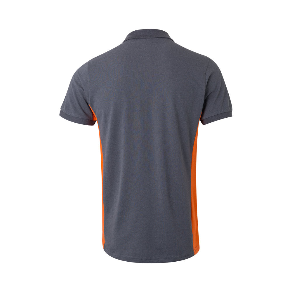 Vl Supay. Two-Tone Piqué Polo Shirt (180G/M²), Short Sleeve, In Cotton (60%) And Polyester (40%)