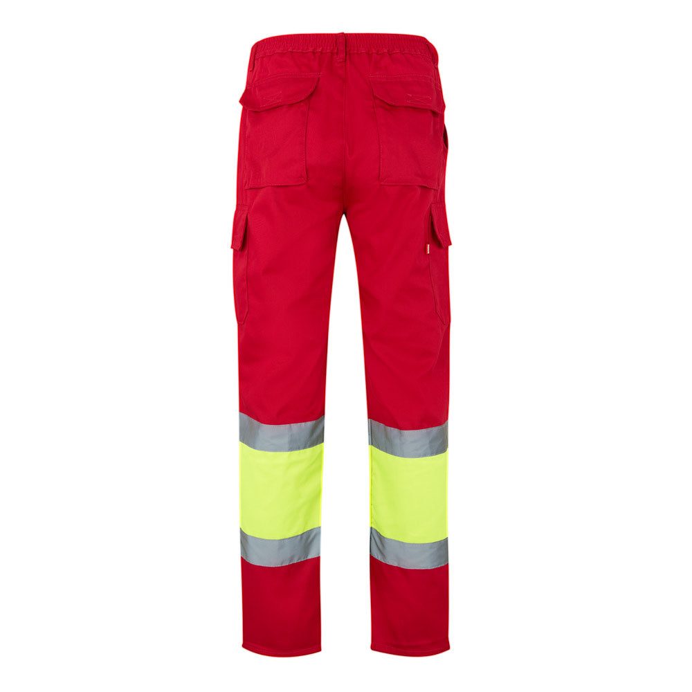 Vl Poseidon. Two-Tone Multi-Pocket Twill Trousers (210G/M²), In Cotton (20%) And Polyester (80%)