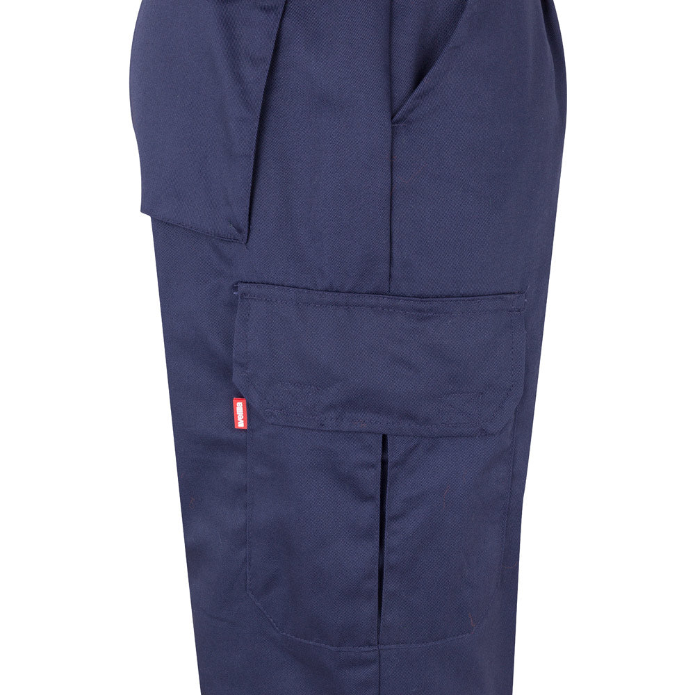 Vl Poseidon. Two-Tone Multi-Pocket Twill Trousers (210G/M²), In Cotton (20%) And Polyester (80%)