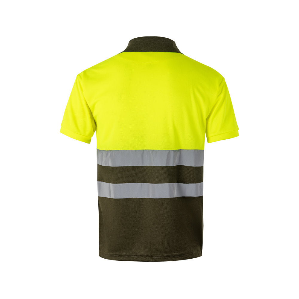 Vl Cupid. Two-Tone Bird-Eye Polo Shirt (160G/M²) With Short Sleeves, In Polyester (100%)