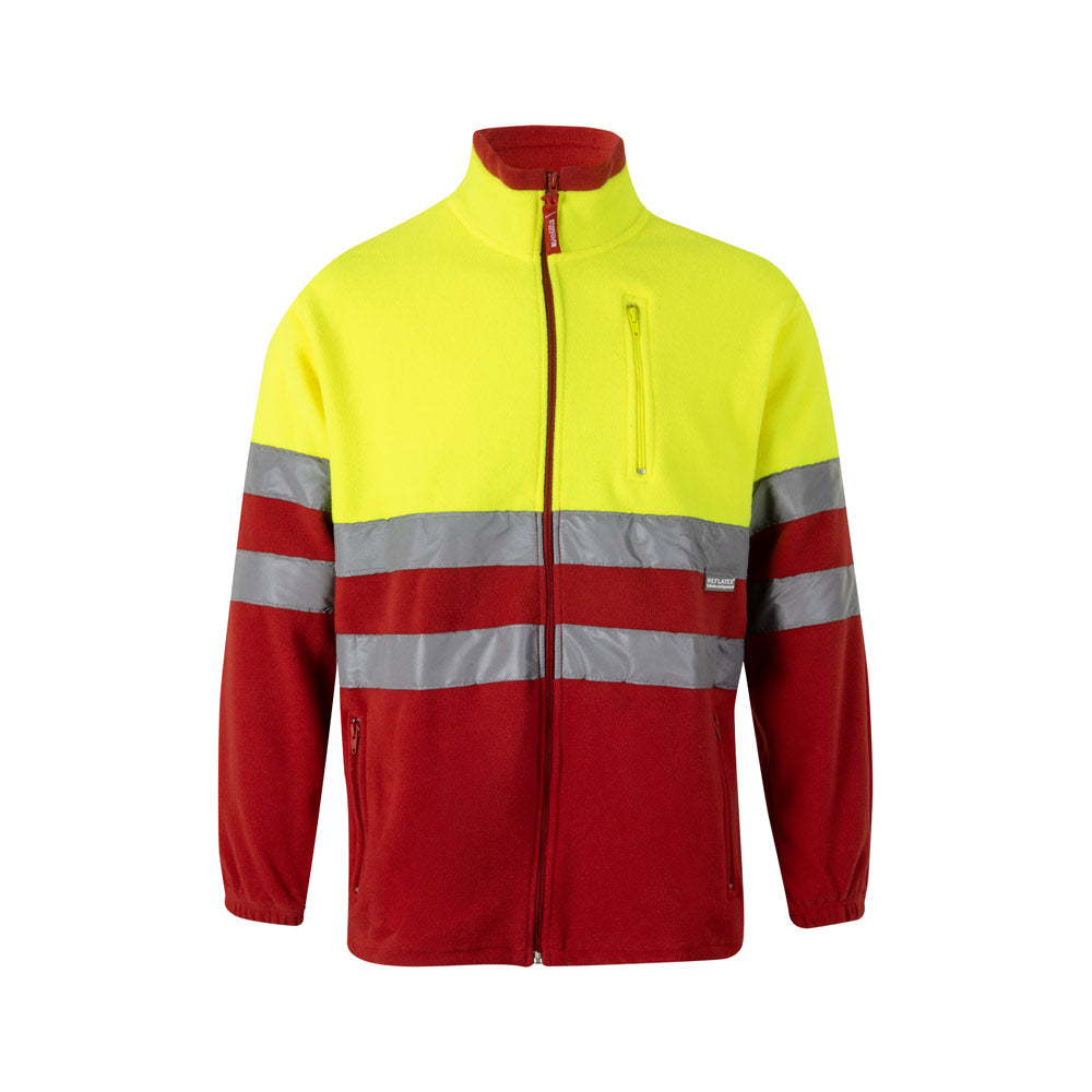 Vl Eros. Two-Tone Fleece Jacket (280G/M²), In Polyester (100%)