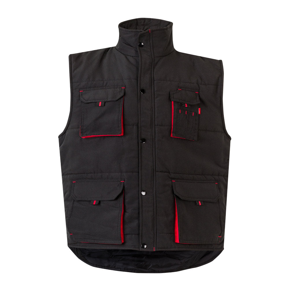 Vl Nergal. Padded Vest, Two-Tone, Multi-Pocket (120G/M²), In Polyester (100%)