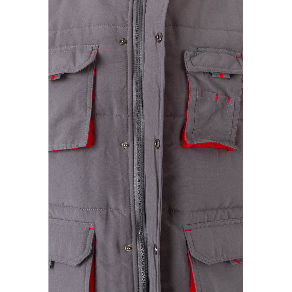 Vl Nergal. Padded Vest, Two-Tone, Multi-Pocket (120G/M²), In Polyester (100%)