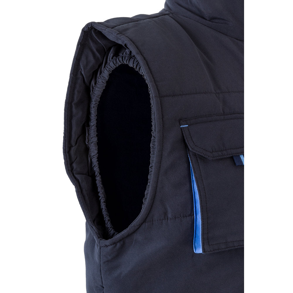 Vl Nergal. Padded Vest, Two-Tone, Multi-Pocket (120G/M²), In Polyester (100%)