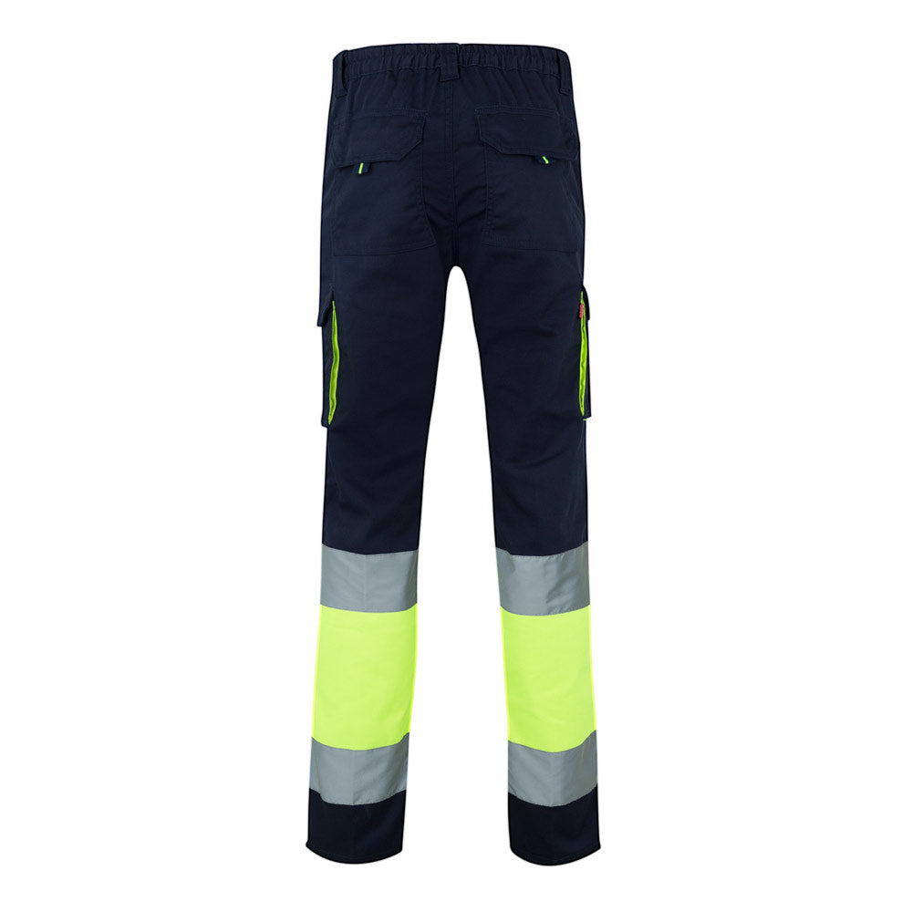 Vl Zeus. Two-Tone, Multi-Pocket Stretch Trousers (240G/M²), In Cotton (46%), Eme (38%) And Polyester (16%)