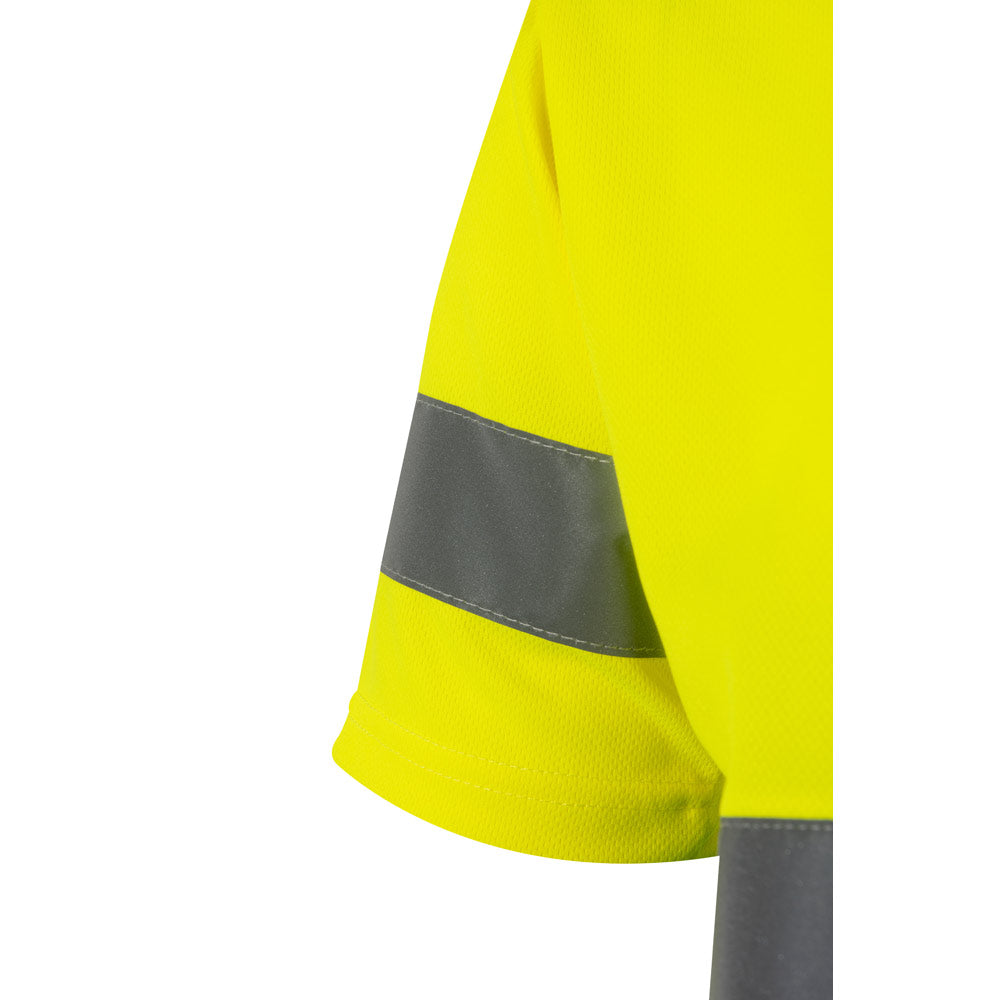 Vl Brahma. Two-Tone Bird-Eye Technical T-Shirt (140G/M²), In Polyester (100%)