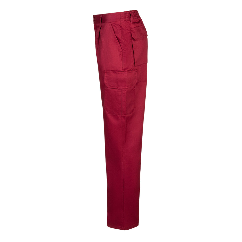 Vl Mabon. Multi-Pocket Twill Trousers (200G/M²), In Cotton (35%) And Polyester (65%)