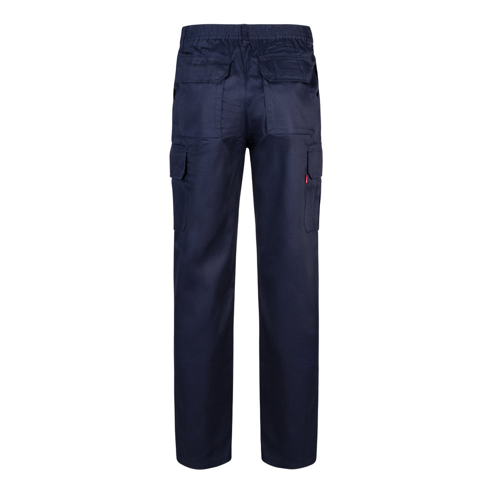 Vl Mabon. Multi-Pocket Twill Trousers (200G/M²), In Cotton (35%) And Polyester (65%)