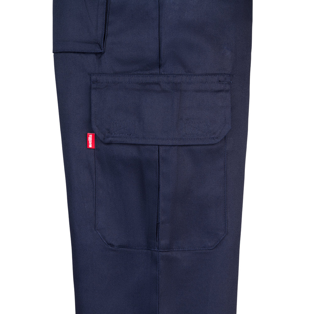 Vl Mabon. Multi-Pocket Twill Trousers (200G/M²), In Cotton (35%) And Polyester (65%)