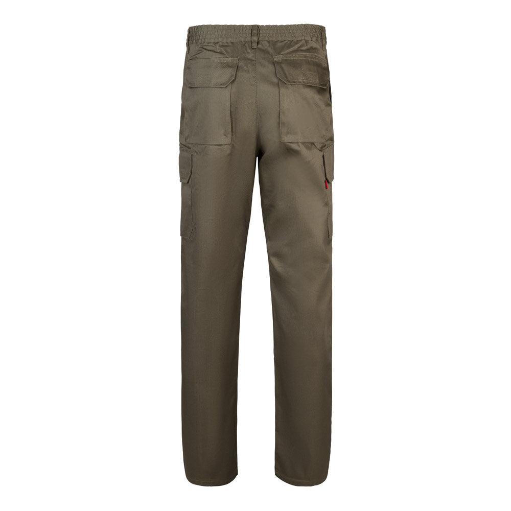 Vl Mabon. Multi-Pocket Twill Trousers (200G/M²), In Cotton (35%) And Polyester (65%)