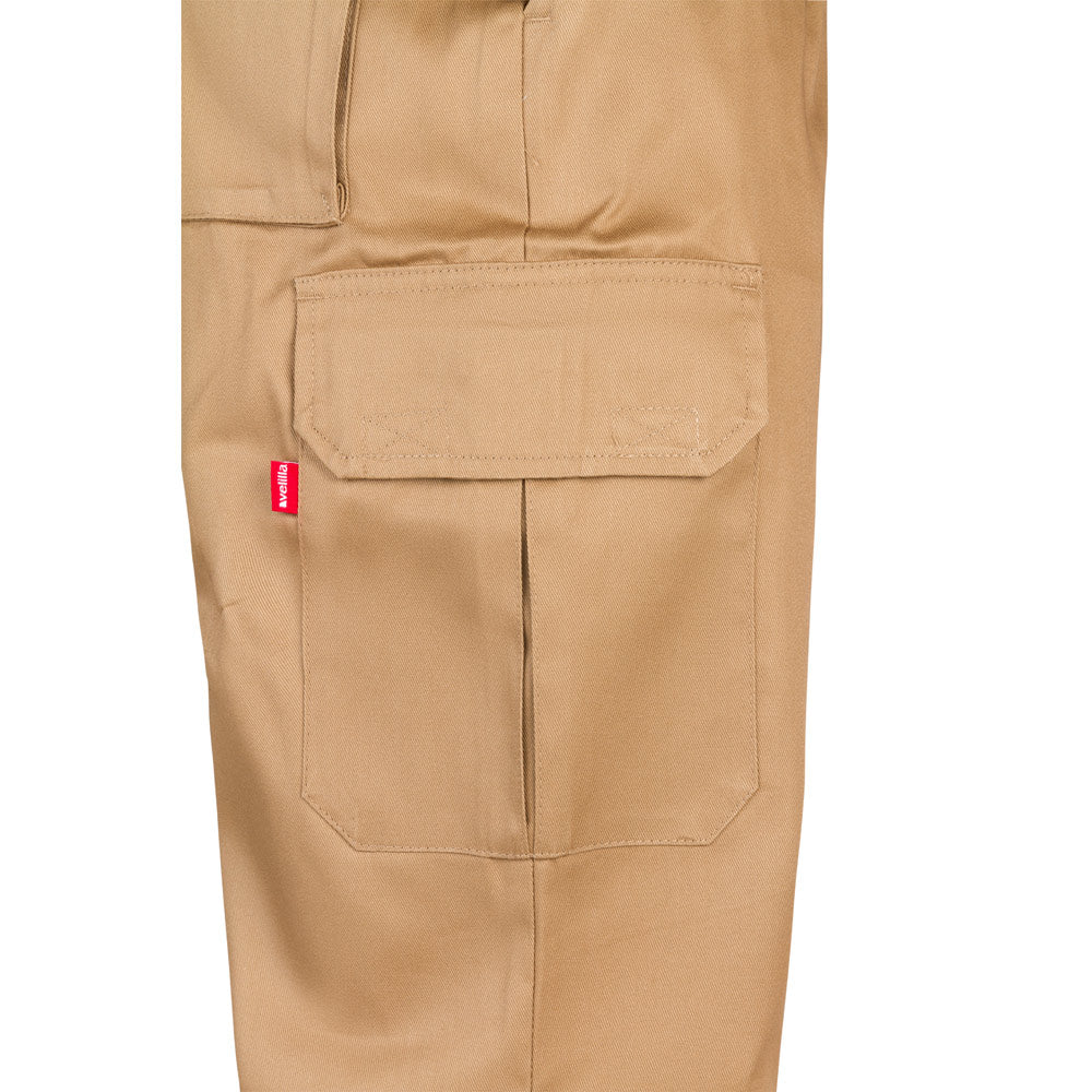 Vl Mabon. Multi-Pocket Twill Trousers (200G/M²), In Cotton (35%) And Polyester (65%)