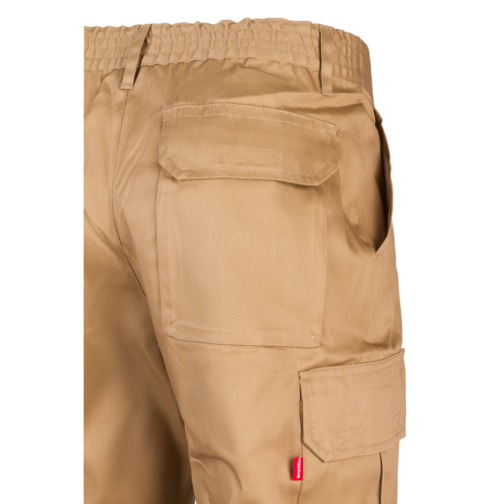 Vl Mabon. Multi-Pocket Twill Trousers (200G/M²), In Cotton (35%) And Polyester (65%)
