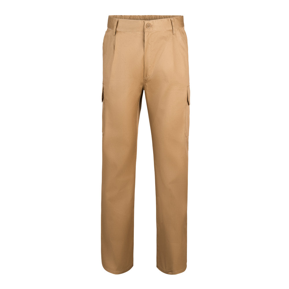 Vl Mabon. Multi-Pocket Twill Trousers (200G/M²), In Cotton (35%) And Polyester (65%)
