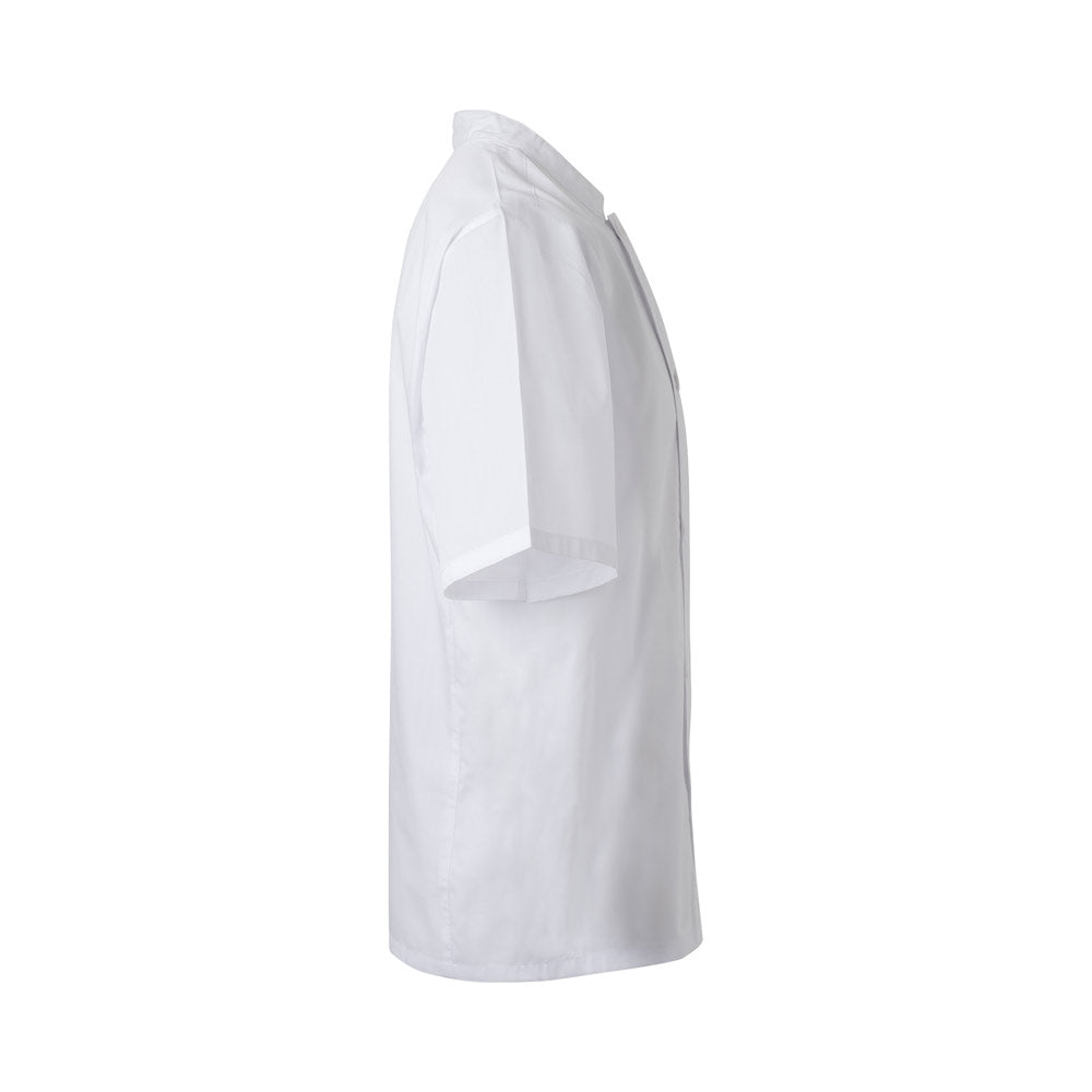 Vl Durga. Short-Sleeved Poplin (110G/M²) Kitchen Jacket In Cotton (35%) And Polyester (65%)