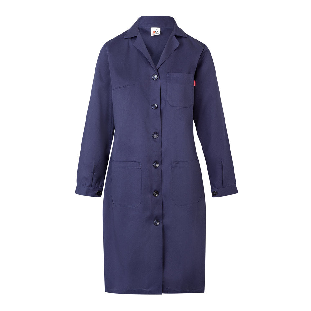 Vl Rama. Long Sleeve Twill Smock (175G/M²), In Cotton Twill (35%) And Polyester (65%)