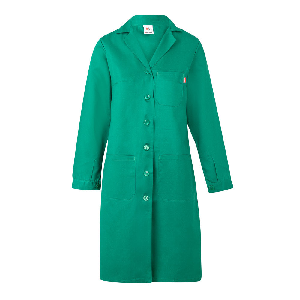 Vl Rama. Long Sleeve Twill Smock (175G/M²), In Cotton Twill (35%) And Polyester (65%)
