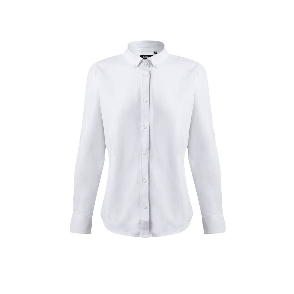 Vl Prithvi Women. Oxford Shirt (180 G/M²) For Women, Made From Cotton (50%), Polyester (45%) And Elastane (5%)