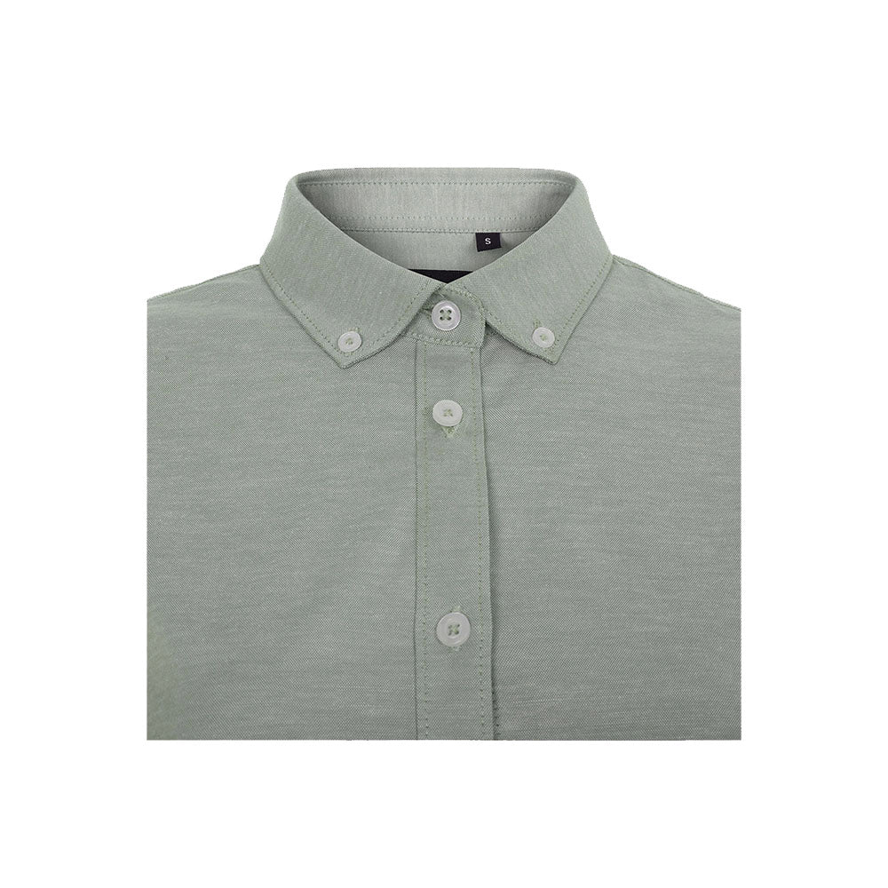 Vl Prithvi Women. Oxford Shirt (180 G/M²) For Women, Made From Cotton (50%), Polyester (45%) And Elastane (5%)