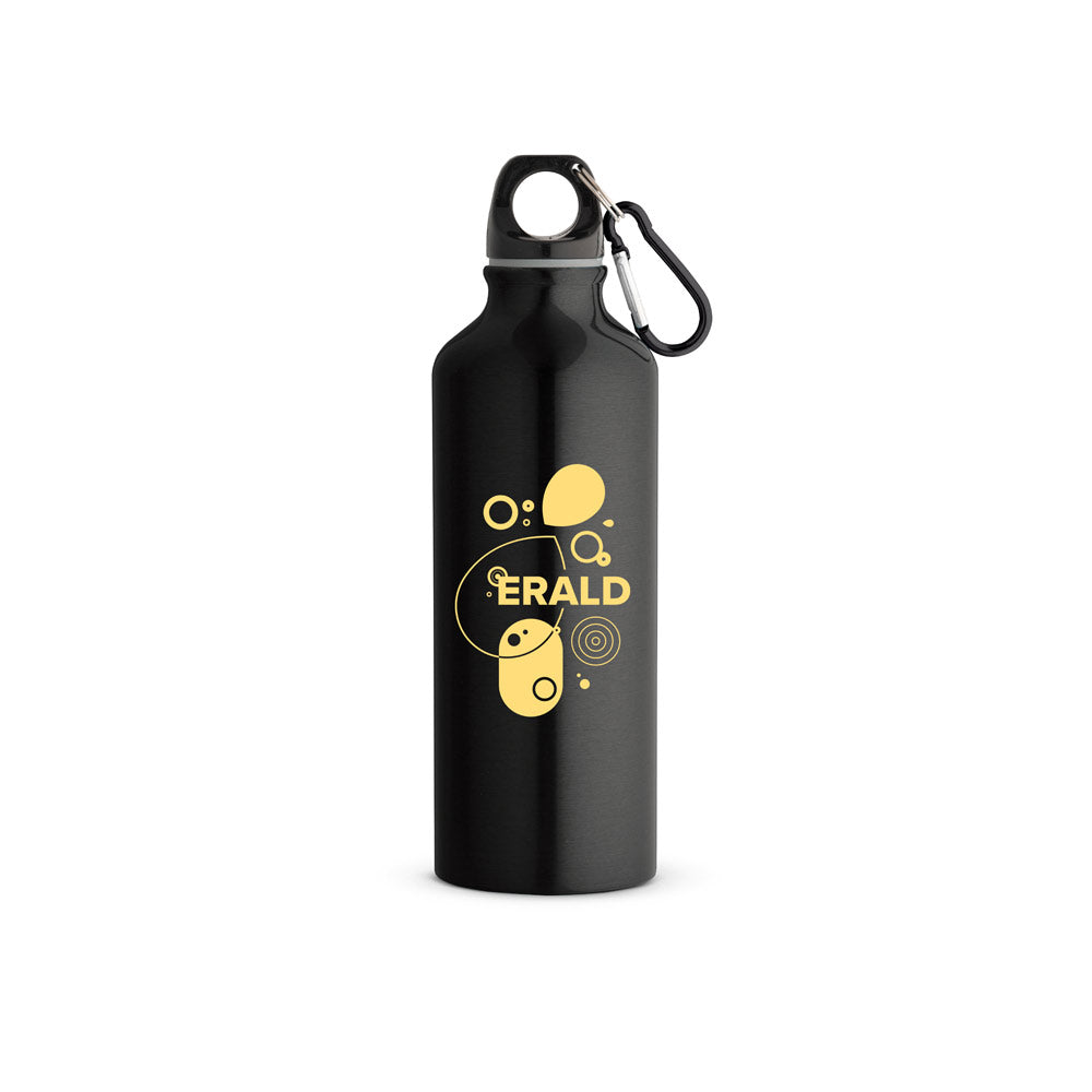 Re-Landscape M. Recycled Aluminium (100% Ral) Bottle With Carabiner 530 Ml