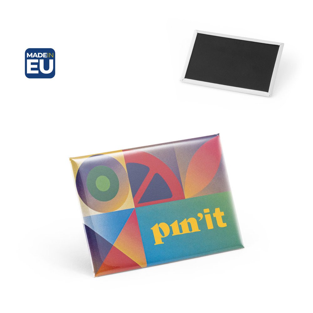 Button P'in 15. Button P'in 15. Magnetic Rectangular Badge
