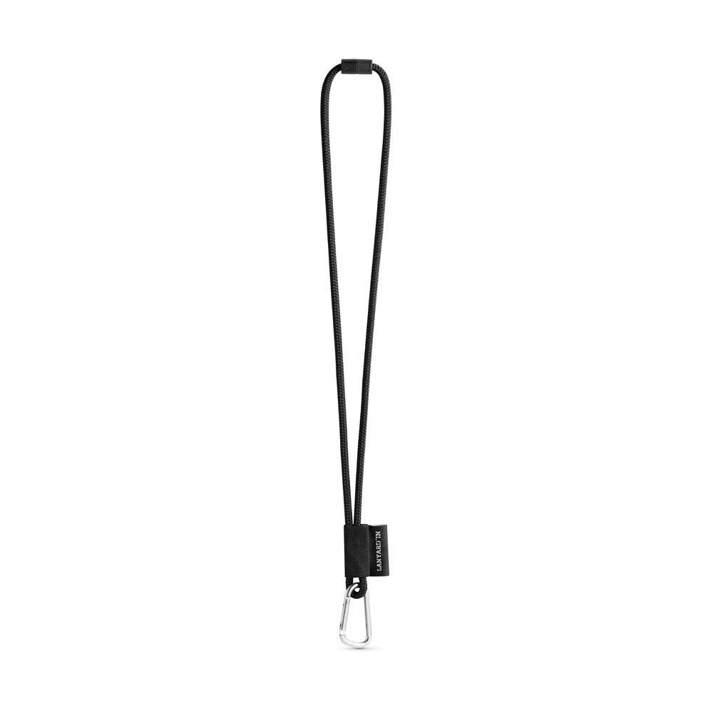 Set Lanyard Nautic Long (Ø 7 Mm) With D-Shape Carabiner 55 Mm And Safety Lock Ø 7 Mm