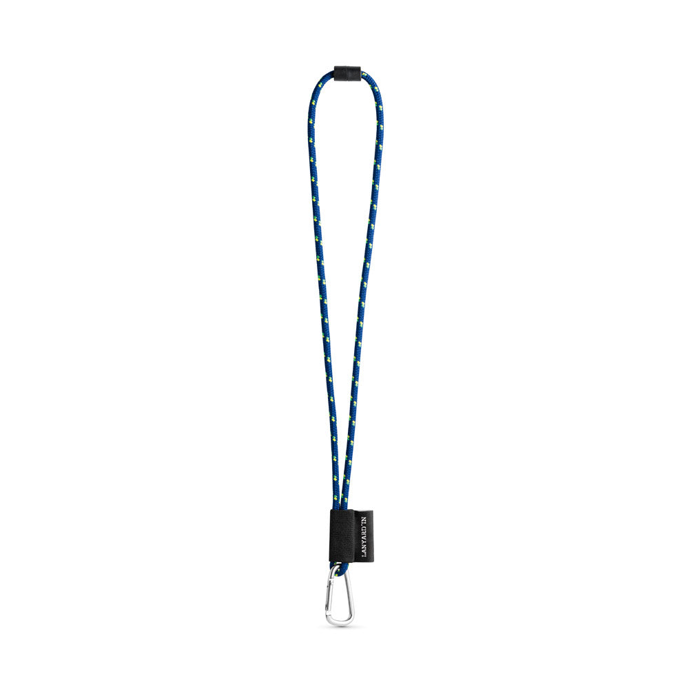 Set Lanyard Nautic Long (Ø 7 Mm) With D-Shape Carabiner 55 Mm And Safety Lock Ø 7 Mm