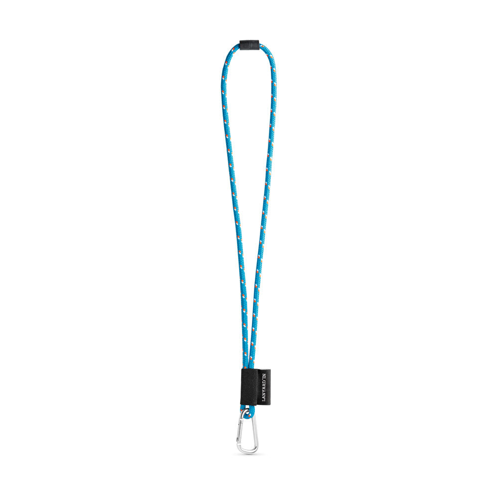 Set Lanyard Nautic Long (Ø 7 Mm) With D-Shape Carabiner 55 Mm And Safety Lock Ø 7 Mm