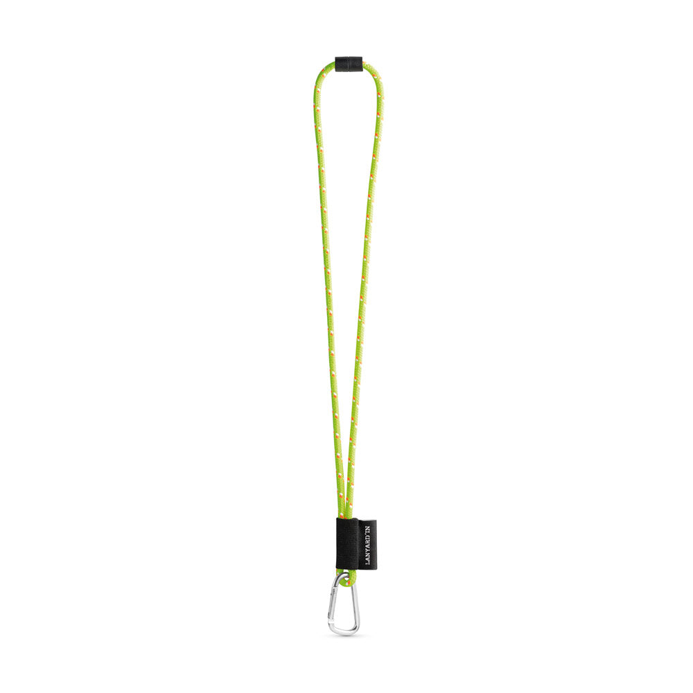 Set Lanyard Nautic Long (Ø 7 Mm) With D-Shape Carabiner 55 Mm And Safety Lock Ø 7 Mm