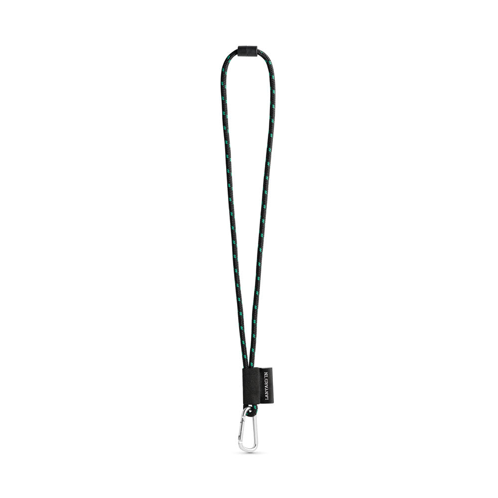 Set Lanyard Nautic Long (Ø 7 Mm) With D-Shape Carabiner 55 Mm And Safety Lock Ø 7 Mm